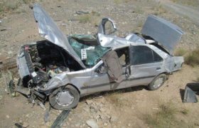 واژگونی خودروی پژو در الیگودرز پنج کشته و مصدوم برجا گذاشت
