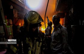 آتش‌سوزی یک شعبه بانک در خرم‌آباد/حریق مهار شد